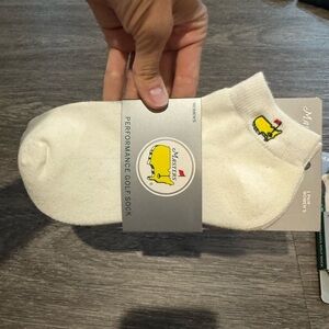 Masters White Athletic Ankle Socks Performance